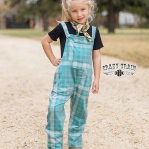 Kids Keep It Teal Overalls